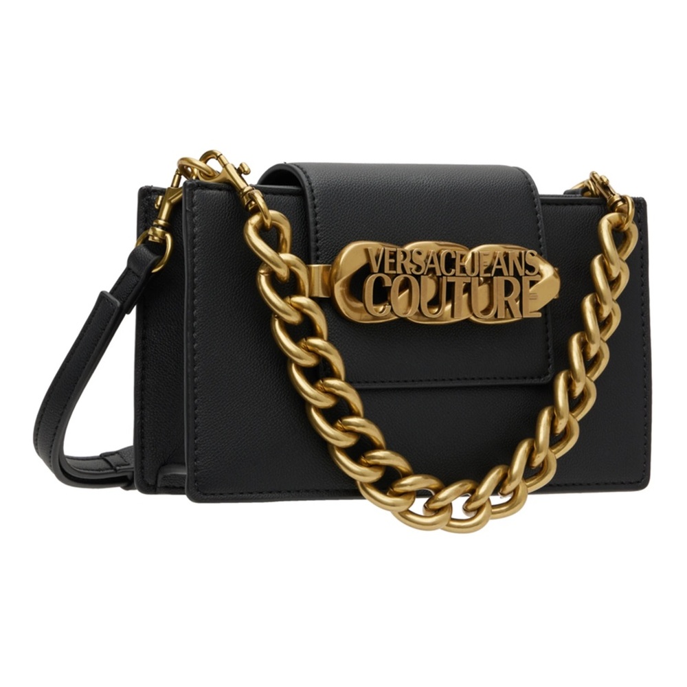 Brand new Versace Jeans Couture 
BlackChain Logo Bag with tags come bust-bag